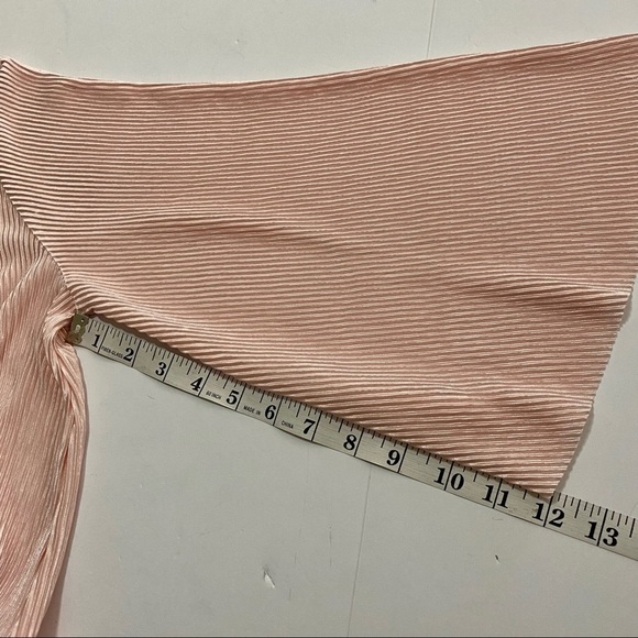 Cato Pink Flare Bell Sleeve Blouse Large - Picture 11 of 11